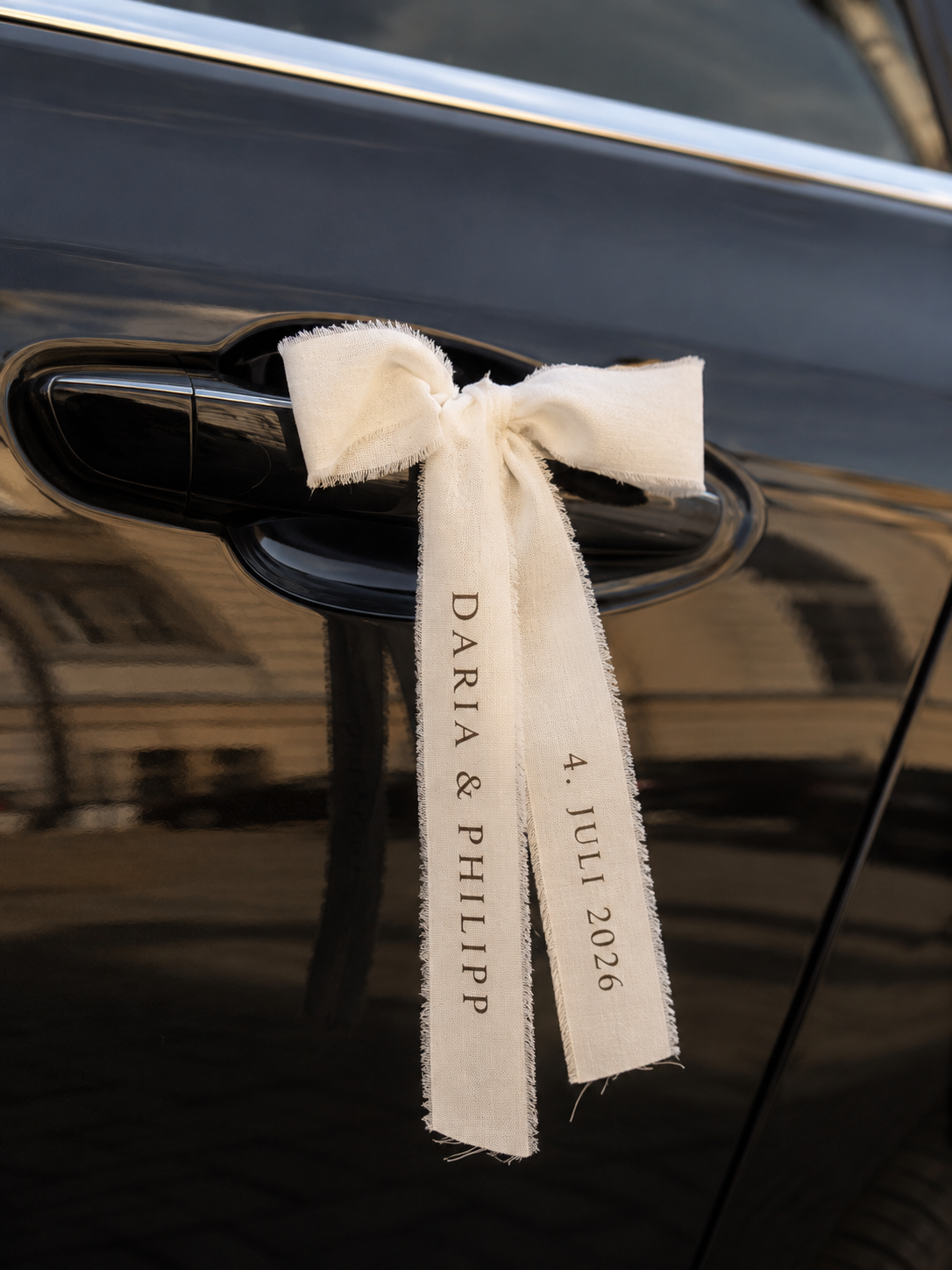Autoschleifen zur Hochzeit
